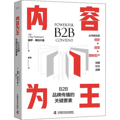 内容为王b2b品牌传播的关键要素(英)盖伊·弗拉什曼著赵倩译电子商务